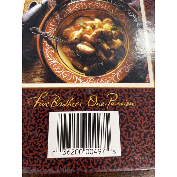 The Recipes of the Five  Brothers (Volume I) Italian California Cuisine Cookbook - Picture 6 of 12